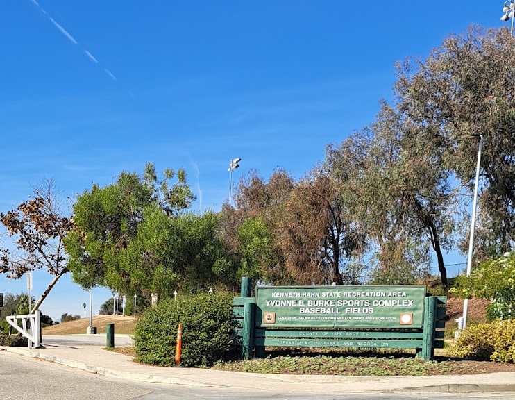 Yvonne B. Burke Sports Complex Baseball Fields 5401 S. Fairfax Avenue Los Angeles Ca 90056