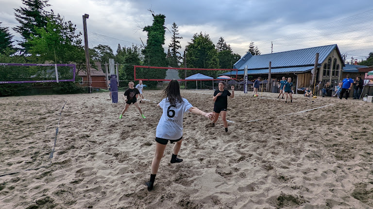 Woks Up Beach Volleyball